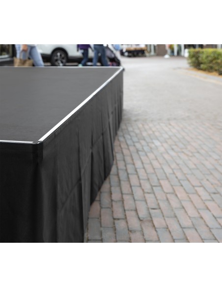 SKIRT-S60 FALDÓN DE ESCENARIO POLYESTER RECTO 6M X 60CM