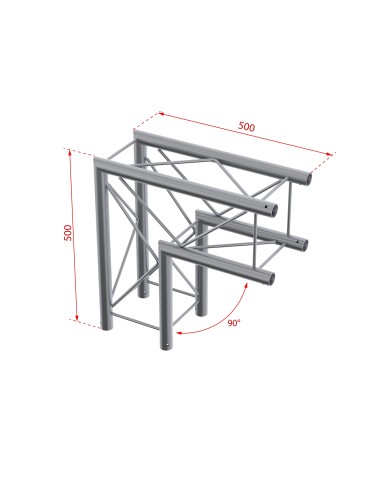 P24-C21 DECO TRUSS 2-WAY 90º CORNER