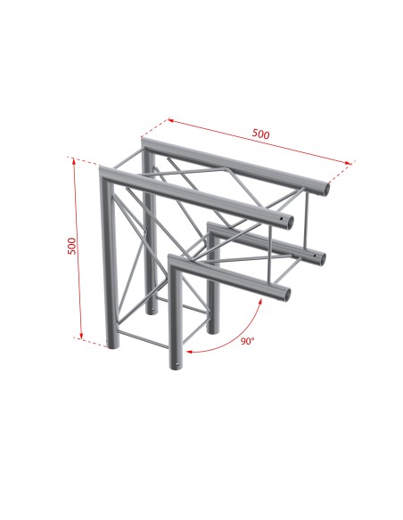 P24-C21 DECO TRUSS 2-WAY 90º CORNER