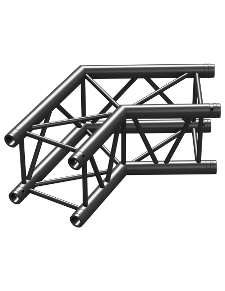 P30-C22 TRUSS 2 VIAS CORNER 120º NEGRO