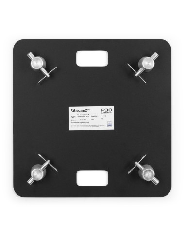 CONJUNTO BASE & PLATO P30 NEGRO