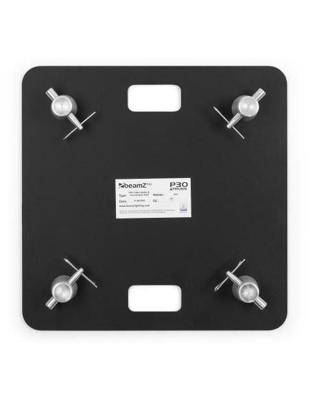 CONJUNTO BASE & PLATO P30 NEGRO