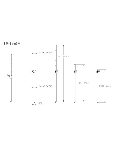 LST04 TUBO DE DISTANCIA