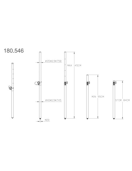 LST04 TUBO DE DISTANCIA