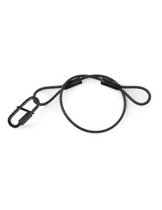SAF35 CABLE DE SEGURIDAD 35CM X 3MM 30KG NEGRA