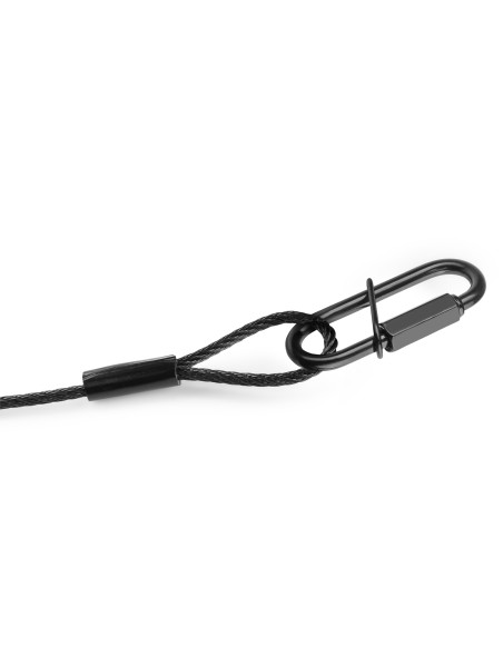 SAF35 CABLE DE SEGURIDAD 35CM X 3MM 30KG NEGRA