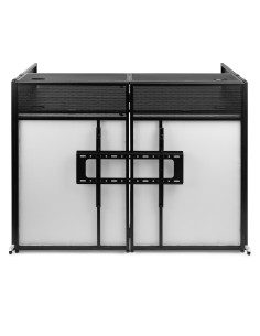 DB6 SISTEMA DE CABINA DE DJ PLEGABLE PRO CON SOPORTE PARA TV 2