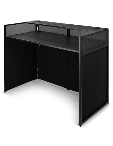 DB6 SISTEMA DE CABINA DE DJ PLEGABLE PRO CON SOPORTE PARA TV