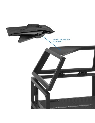 InicioSoportes & escenarioSoportes DJ Vonyx DB5 PRO CABINA DJ ALUMINIO ANCHO 2.0M vista 9