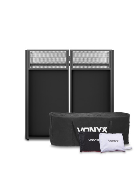 DB4 PRO SISTEMA DE CABINA DJ PLEGABLE DE 4 CUERPOS