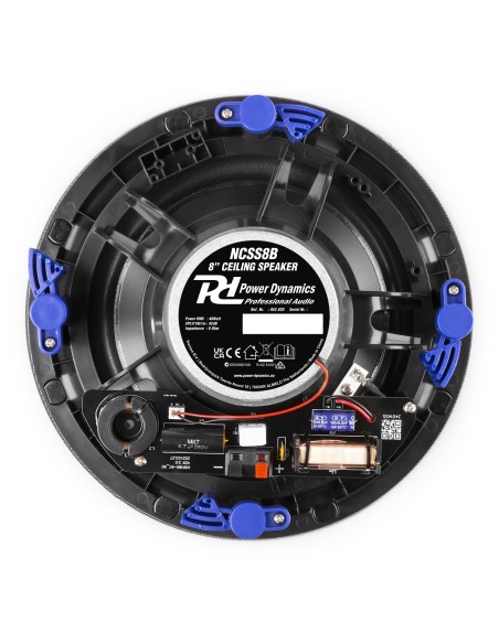 NCSS8B ALTAVOZ DE TECHO DE BAJO PERFIL 2 VÍAS 8" NEGRO