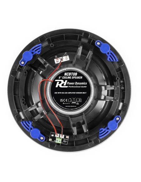 NCBT8B CONJUNTO ALTAVOCES DE TECHO DE BAJO PERFIL AMPLIFICADOS BT 8" NEGRO