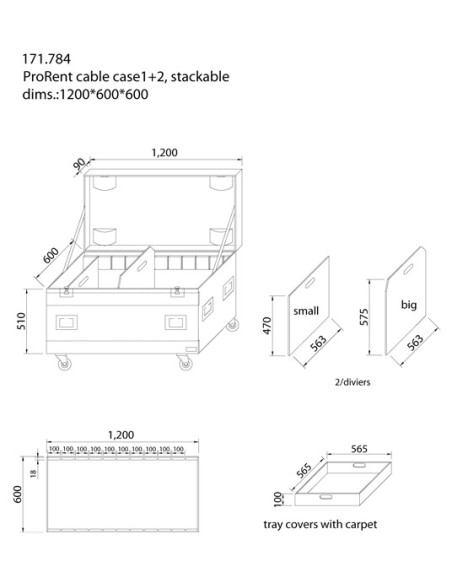 PD-FA2 CAJON PARA CABLE 2D 1T