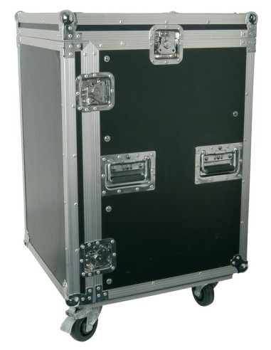 PD-F16U8 CAJA RACK 19' CON RUEDAS 16U