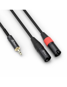 CX70-6 CABLE 2X XLR MACHO - 3.5MM ESTEREO 6.0M