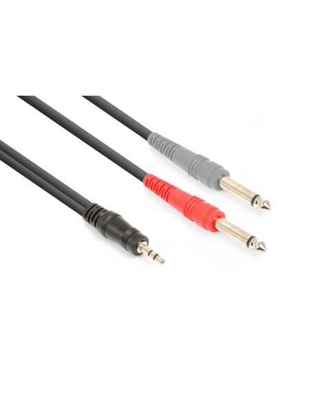 CX332-3 CABLE 3.5MM STEREO - 2X 6.3MM MONO 3M