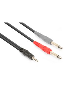 CX332-6 CABLE 3.5MM STEREO - 2X 6.3MM MONO 6M