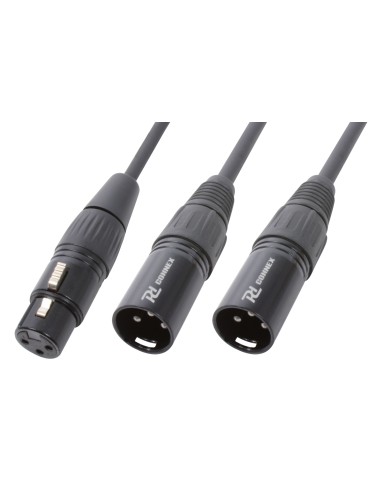 CX140 CABLE Y DIVISOR XLR HEMBRA-2 XLR MACHO