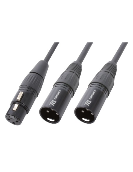CX140 CABLE Y DIVISOR XLR HEMBRA-2 XLR MACHO