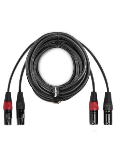 CX60-12 CABLE 2XXLR MACHO-2XXLR HEMBRA 12M