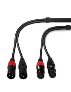 CX60-12 CABLE 2XXLR MACHO-2XXLR HEMBRA 12M 2