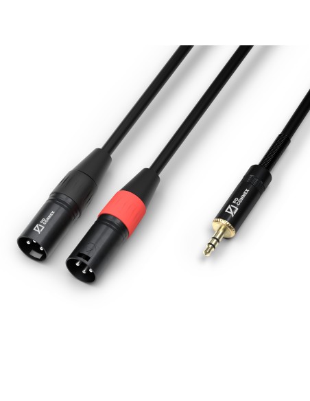 CX70-3 CABLE 2X XLR MACHO - 3.5MM ESTEREO 3.0M