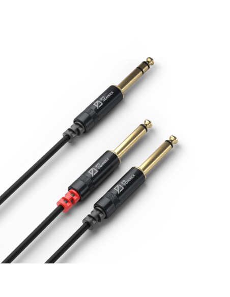 CX76-6 CABLE 6.3 STEREO- 2X6.3 MONO 6.0M