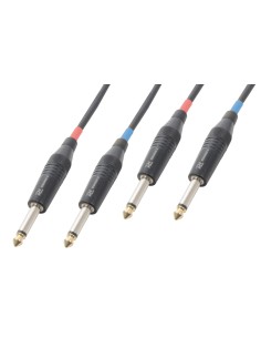 CX72-5 CABLE 2XJACK 6.3MONO-2XJACK 6.3MONO 5.0M