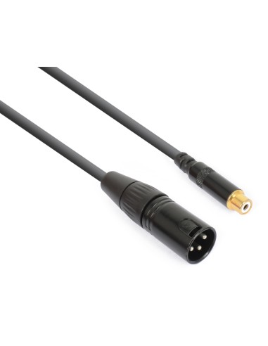 CX134 CABLE CONVERTIDOR XLR MACHO- RCA HEMBRA