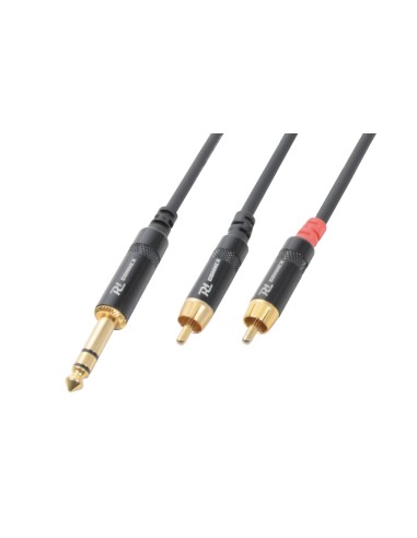 CX84-3 CABLE 6.3 STEREO- 2 RCA MACHO 3.0M