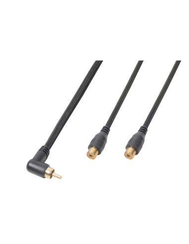 CX143 CABLE 1XRCA MACHO -2XRCA HEMBRA 0,3M