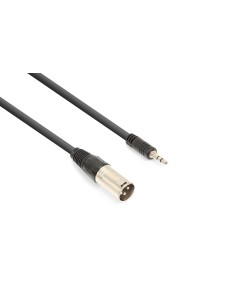 CX318-05 CABLE XLR MACHO-JACK 3.5 STEREO (0.5M)