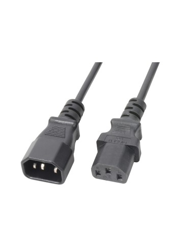 CX18-2 IEC CABLE DE EXTENSION MACHO - HEMBRA 2,0 METROS