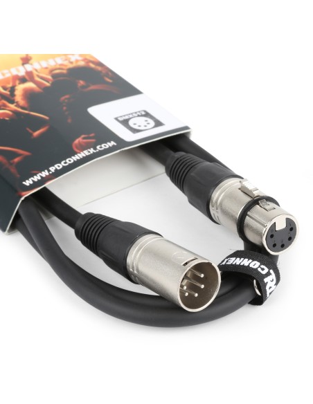 CX102-1 CABLE 5-PIN DMX MACHO XLR - HEMBRA XLR 1.5M