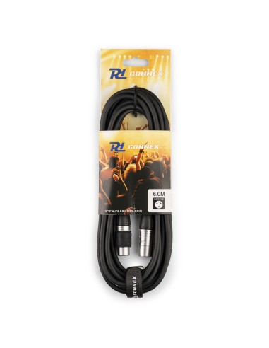 CX109-6 DMX IP65 XLR 5-PIN MACHO-XLR HEMBRA 6,0M