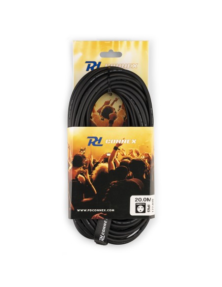 CX104-20 DMX IP65 XLR 3-PIN MACHO-XLR HEMBRA 20M