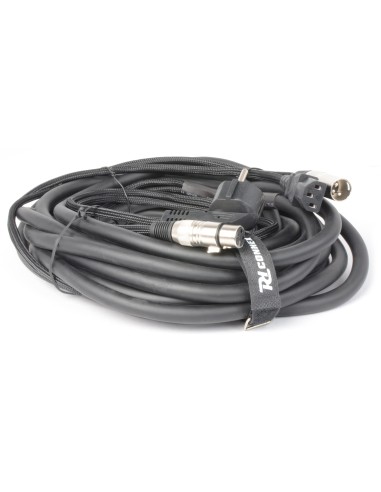 CX02-10 AUDIO COMBI CABLE SCHUKO - XLR F / IEC F - XLR M 10M