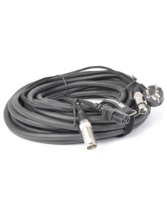 CX02-15 AUDIO COMBI CABLE SCHUKO - XLR F / IEC F - XLR M 15M 2