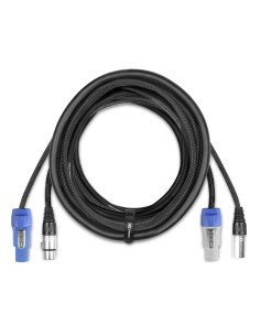CX05-10 AUDIO COMBI CABLE ALIMENTACION B - XLR F/ ALIMENTACION A - XLR M 10M