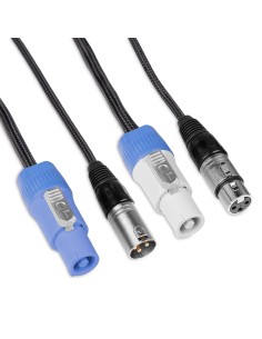 CX05-3 AUDIO COMBI CABLE ALIMENTACION B - XLR F/ ALIMENTACION A - XLR M 3M 2