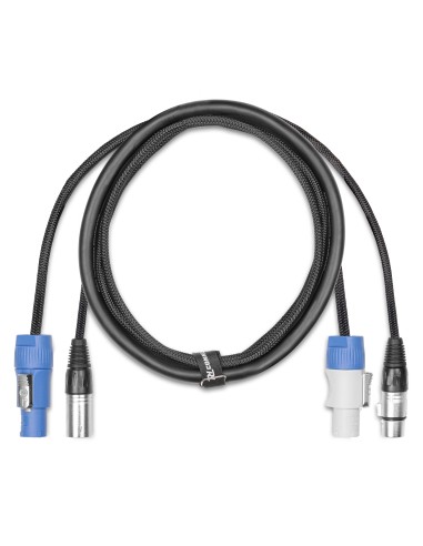 CX05-1 AUDIO COMBI CABLE ALIMENTACION B - XLR F/ ALIMENTACION A - XLR M 1.5M