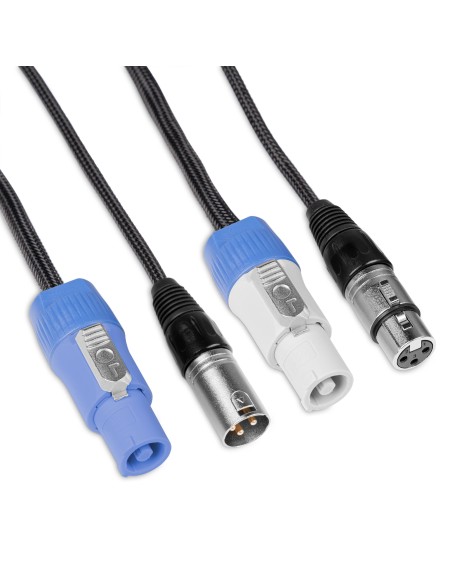 CX05-1 AUDIO COMBI CABLE ALIMENTACION B - XLR F/ ALIMENTACION A - XLR M 1.5M