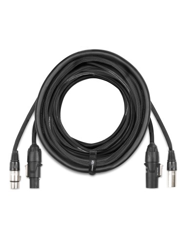 CX13-15 COMBI CABLE POWERCONNECTOR TR - XLR M / POWERCONNECTOR TR - XLR F 15M