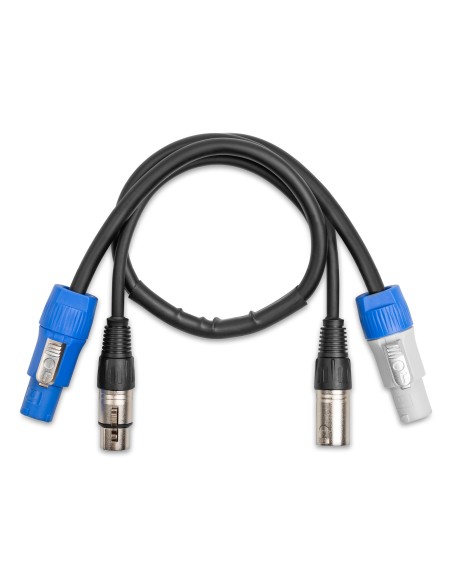 CX11-0.50 COMBI CABLE ALIMENTACION B - XLR M/ ALIMENTACION A - XLR F 0.50M