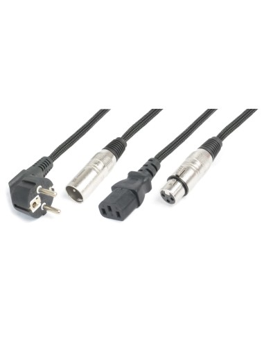 CX10-20 LIGERO COMBI CABLE SHUKO - XLR M / IEC F - XLR F 20M
