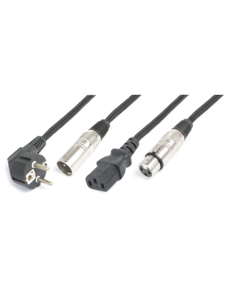 CX10-20 LIGERO COMBI CABLE SHUKO - XLR M / IEC F - XLR F 20M