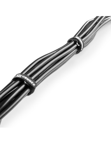 CXT-SET CONJUNTO DE BRIDAS PARA CABLE 30PCS NEGRO