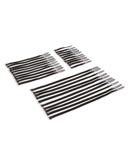 CXT-SET CONJUNTO DE BRIDAS PARA CABLE 30PCS NEGRO