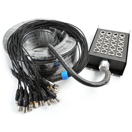 CX164 MANGUERA ESCENARIO 16-IN 4-OUT XLR 30 METROS