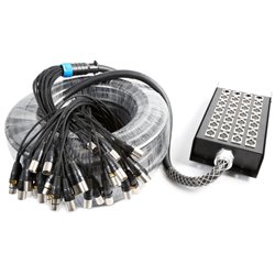 CX168 MANGUERA ESCENARIO 24-IN 4-OUT XLR 50 METROS